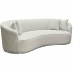 Sofa Light Cream Silver Accent - LOOMLAN - Diamond Sofa - Sofas & Loveseats