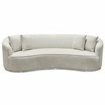 Sofa Light Cream Silver Accent - LOOMLAN - Diamond Sofa - Sofas & Loveseats