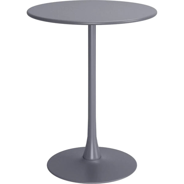 Soleil Bar Table Gray - LOOMLAN - Zuo Modern - Outdoor Counter Tables