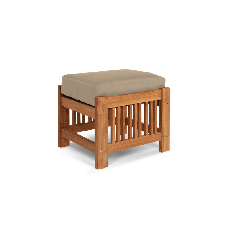 Soleil Teak Patio Lounge Set with Sunbrella 2PC - LOOMLAN - HiTeak - Outdoor Lounge Sets
