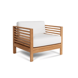Soleil Teak Patio Lounge Set with Sunbrella 2PC - LOOMLAN - HiTeak - Outdoor Lounge Sets