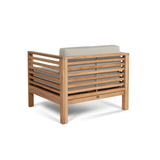 Soleil Teak Patio Lounge Set with Sunbrella 2PC - LOOMLAN - HiTeak - Outdoor Lounge Sets