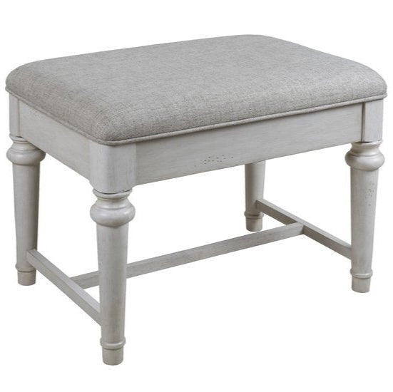 Sonoma Grey Fabric Bedroom Bench - LOOMLAN - Panama Jack - Bedroom Benches