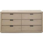 Sonoma Natural Wood 6 - Drawer Dresser - LOOMLAN - Diamond Sofa - Dressers