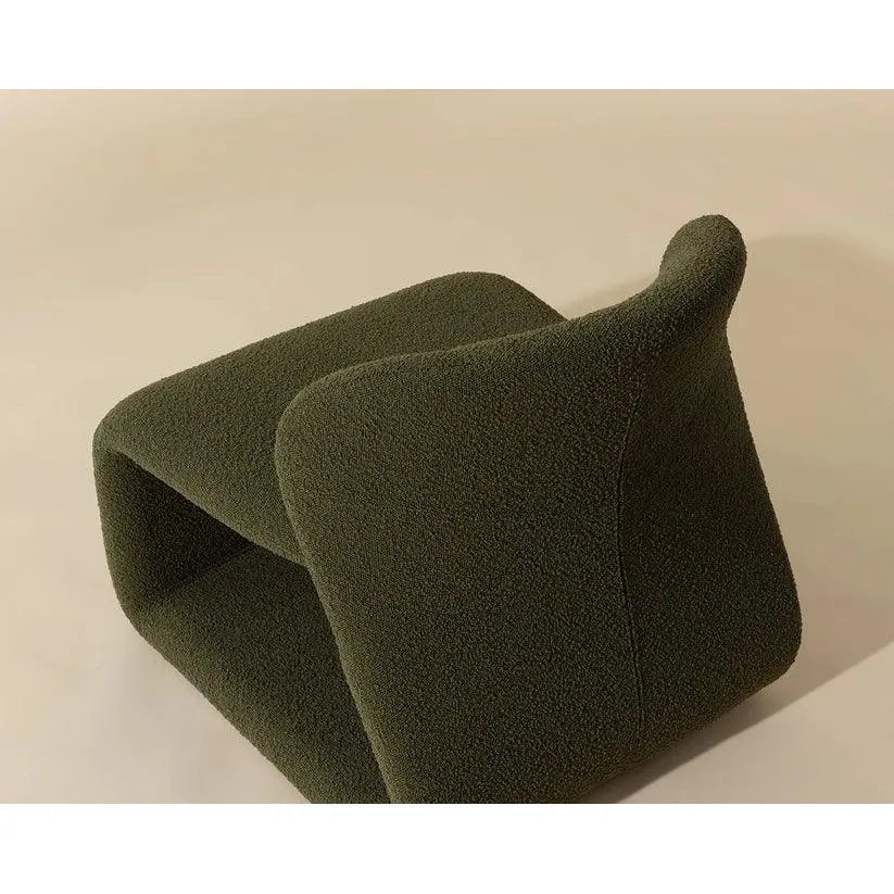 Sophiene Lounge Chair Cozy Copenhagen Olive - LOOMLAN - SUNPAN - Club Chairs