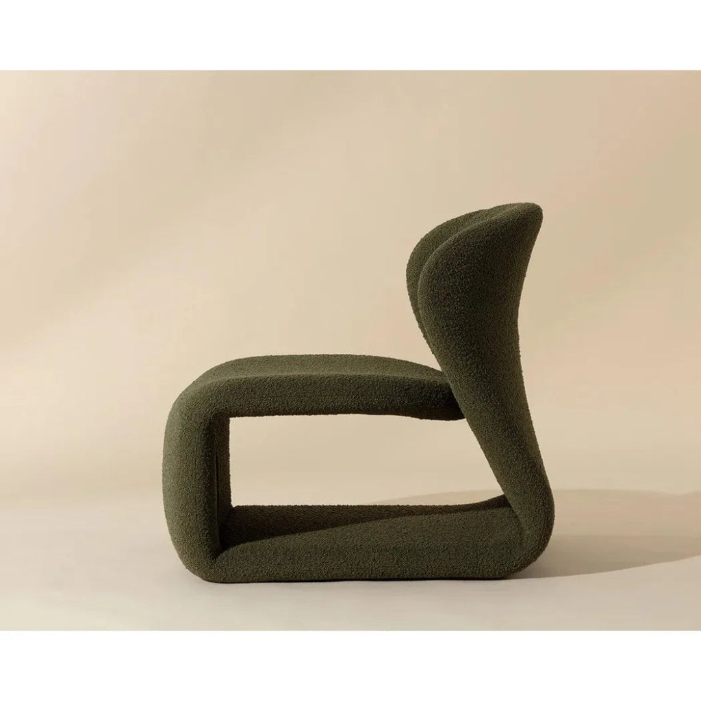 Sophiene Lounge Chair Cozy Copenhagen Olive - LOOMLAN - SUNPAN - Club Chairs