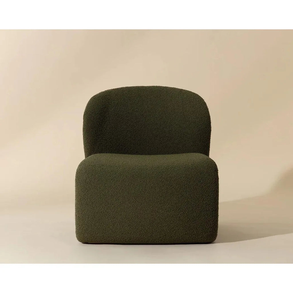 Sophiene Lounge Chair Cozy Copenhagen Olive - LOOMLAN - SUNPAN - Club Chairs