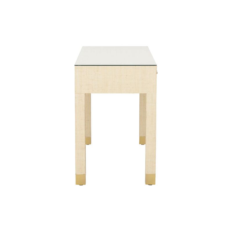 Sophisticate Saguran Warpped Console Table - LOOMLAN - Wildwood - Console Tables