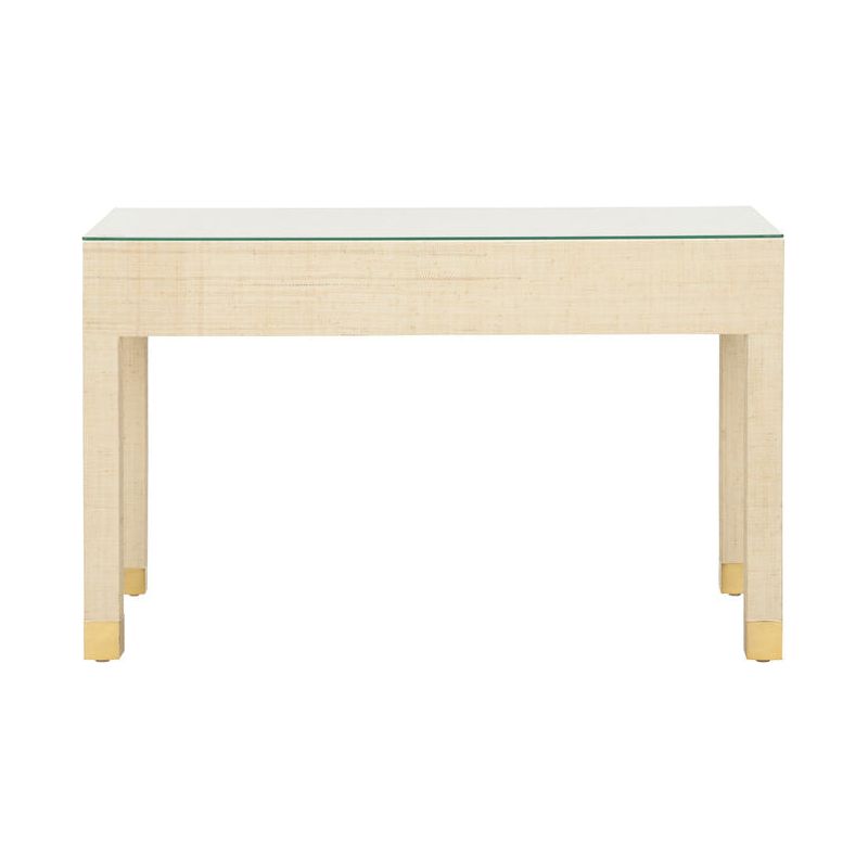 Sophisticate Saguran Warpped Console Table - LOOMLAN - Wildwood - Console Tables