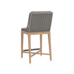 Sorrento Fabric Outdoor Barstool - LOOMLAN - SUNPAN - Outdoor Bar Stools