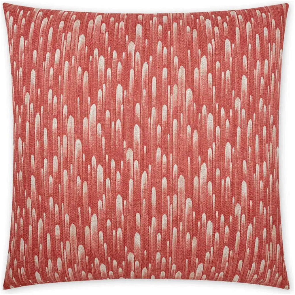 Space Coral Abstract Red Large Throw Pillow Insert - LOOMLAN - D.V. Kap - Throw Pillows