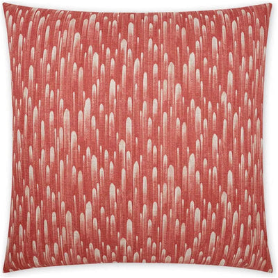 Space Coral Abstract Red Large Throw Pillow Insert - LOOMLAN - D.V. Kap - Throw Pillows