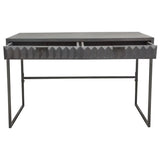 Spectrum Two Drawer Wood Desk - LOOMLAN - Diamond Sofa - Home Office Desks