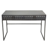 Spectrum Two Drawer Wood Desk - LOOMLAN - Diamond Sofa - Home Office Desks