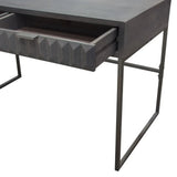 Spectrum Two Drawer Wood Desk - LOOMLAN - Diamond Sofa - Home Office Desks