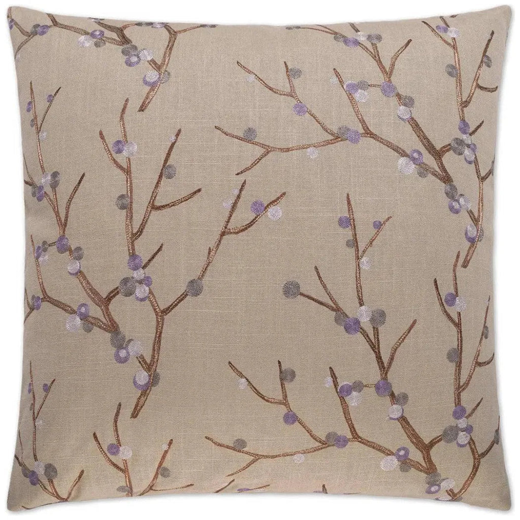 Sprout Brown Throw Pillow With Insert - LOOMLAN - Throw Pillows