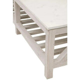 Spruce Coffee Table Reclaimed Pine White Quartz - LOOMLAN - Essentials For Living - Coffee Tables