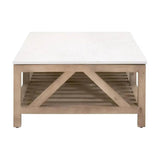 Spruce Coffee Table Reclaimed Pine White Quartz - LOOMLAN - Essentials For Living - Coffee Tables