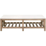 Spruce Coffee Table Reclaimed Pine White Quartz - LOOMLAN - Essentials For Living - Coffee Tables