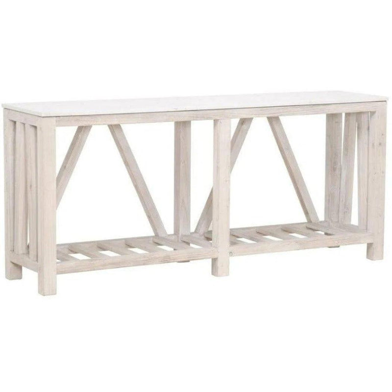 Spruce Console Table White Pine White Quartz - LOOMLAN - Essentials For Living - Console Tables