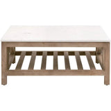 Spruce Square Coffee Table Reclaimed Pine White Quartz - LOOMLAN - Essentials For Living - Coffee Tables