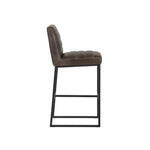 Spyros Leather Barstool - LOOMLAN - SUNPAN - Bar Stools