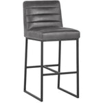 Spyros Leather Barstool - LOOMLAN - SUNPAN - Bar Stools