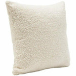 Square Accent Pillows Bone Boucle Fabric - LOOMLAN - Diamond Sofa - Throw Pillows