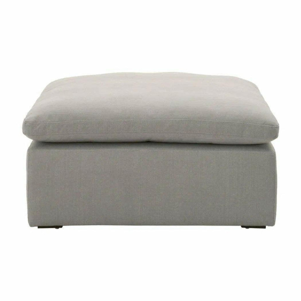 Square Sky Modular Ottoman LiveSmart Grey - LOOMLAN - Essentials For Living - Modular Components