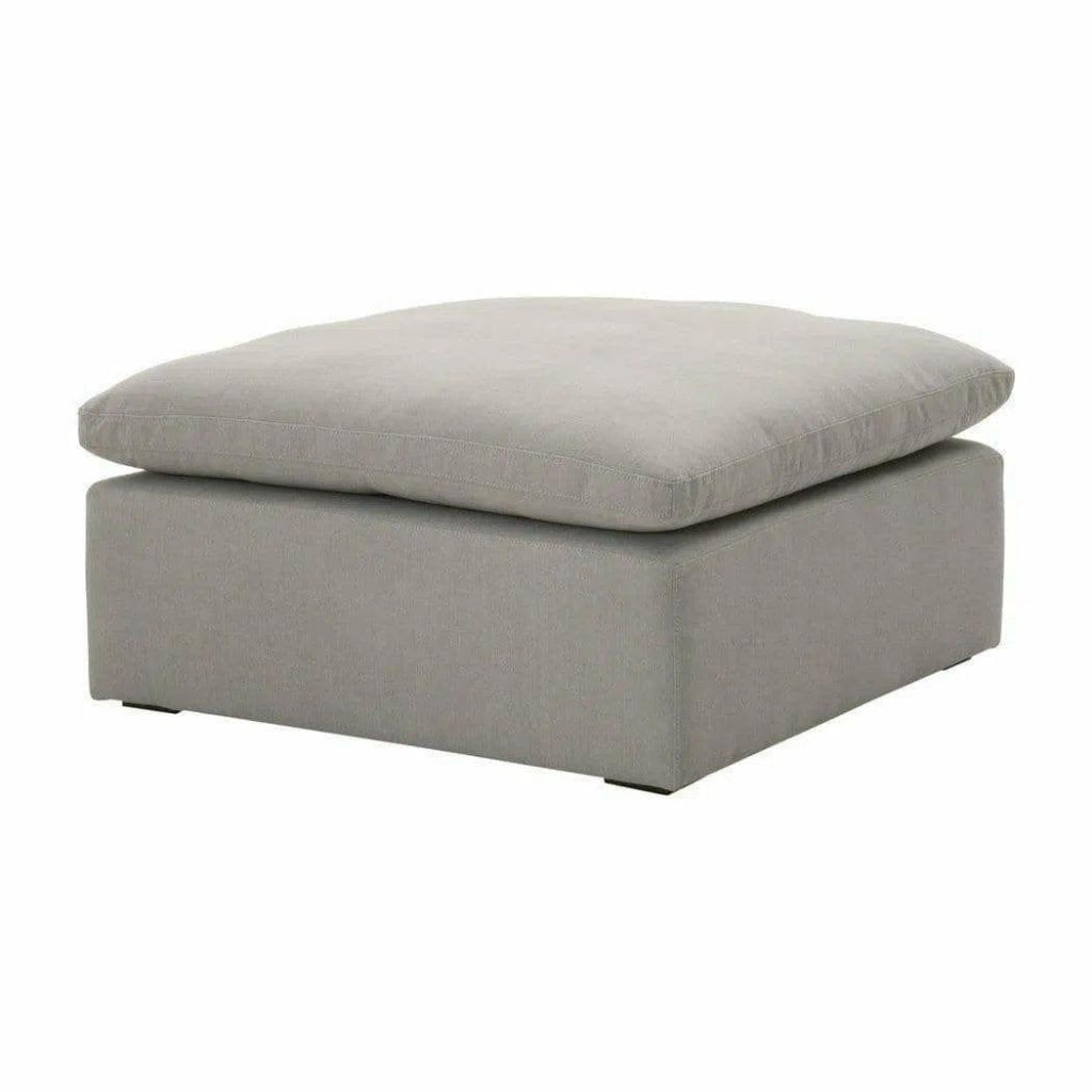 Square Sky Modular Ottoman LiveSmart Grey - LOOMLAN - Essentials For Living - Modular Components