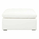 Square Sky Modular Ottoman LiveSmart White - LOOMLAN - Essentials For Living - Modular Components