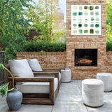 Squares Indoor Outdoor Wall Art - Weather Resistant - LOOMLAN - LOOMLAN - Canvas Art