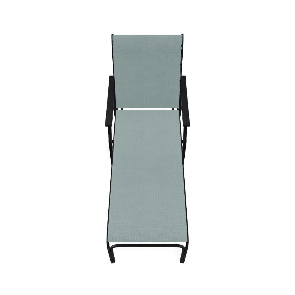 St. Catherine Lay - Flat Chaise Marine Grade Polymer Arms - LOOMLAN - Outdoor Chaises