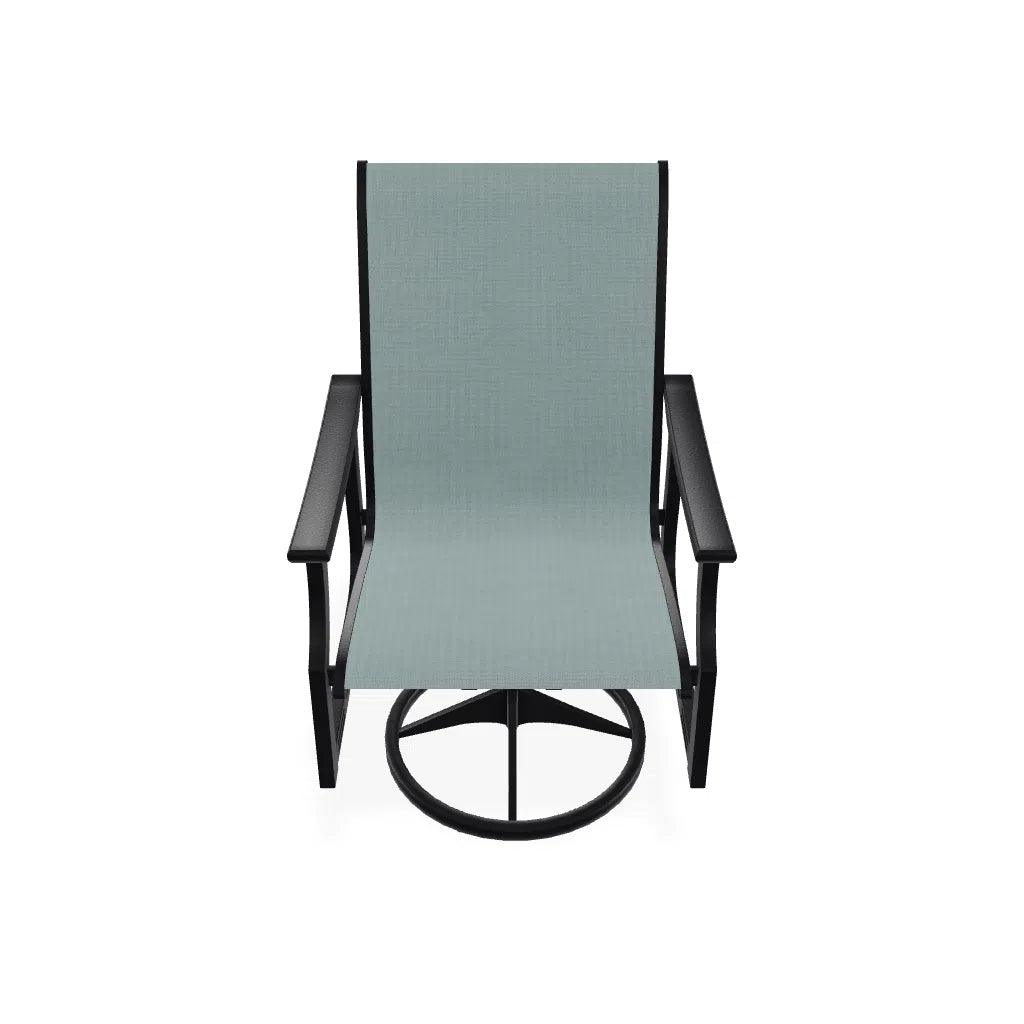 St. Catherine Swivel Rocker Marine Grade Polymer Arms - LOOMLAN - Outdoor Accent Chairs