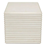 Stacked Stool Antique White - LOOMLAN - Sarreid - Side Tables