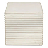 Stacked Stool Antique White - LOOMLAN - Sarreid - Side Tables