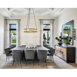 Stained Vellum Caviar Black Karlson Credenza - LOOMLAN - Currey & Co - Sideboards