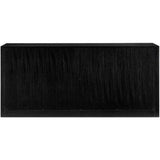 Stained Vellum Caviar Black Karlson Credenza - LOOMLAN - Currey & Co - Sideboards