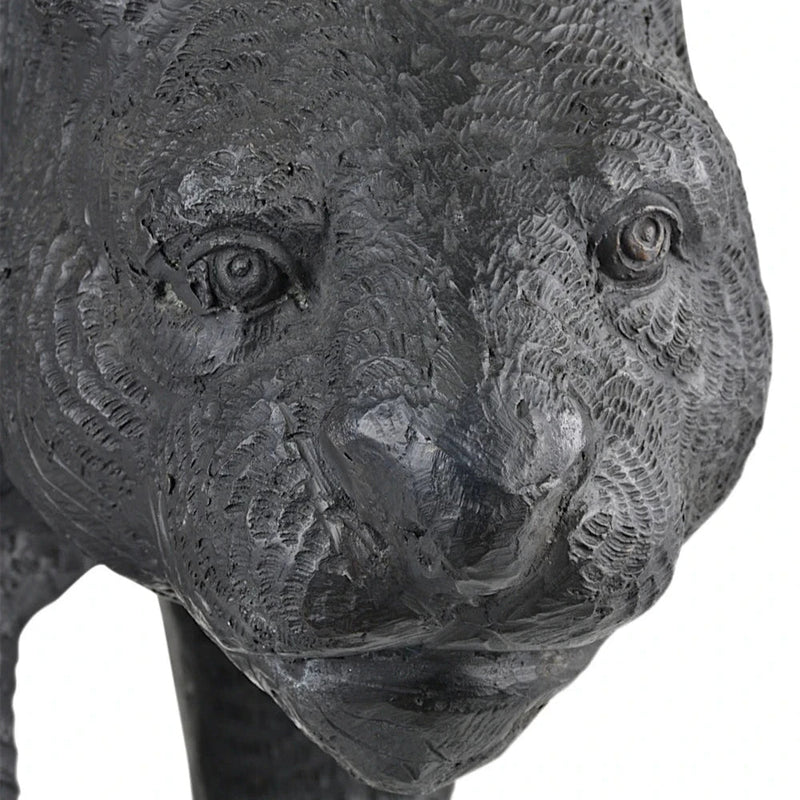 Standing Black Panther Bronze Sculpture - LOOMLAN - Currey & Co - Statues & Sculptures