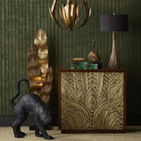 Standing Black Panther Bronze Sculpture - LOOMLAN - Currey & Co - Statues & Sculptures