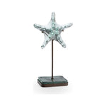 Starfish Green Glass Sculpture - LOOMLAN - Wildwood - Statues & Sculptures