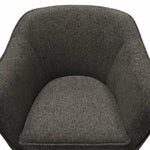 Status Grey Fabric Accent Chair Black Metal Legs - LOOMLAN - Diamond Sofa - Accent Chairs