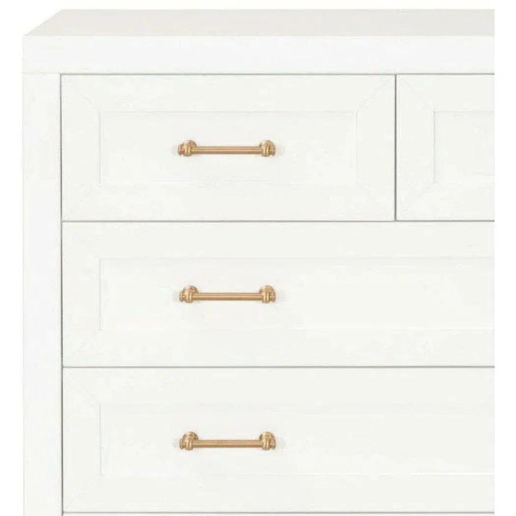 Stella 5 - Drawer Bedroom White Chest of Drawers - LOOMLAN - Essentials For Living - Chests