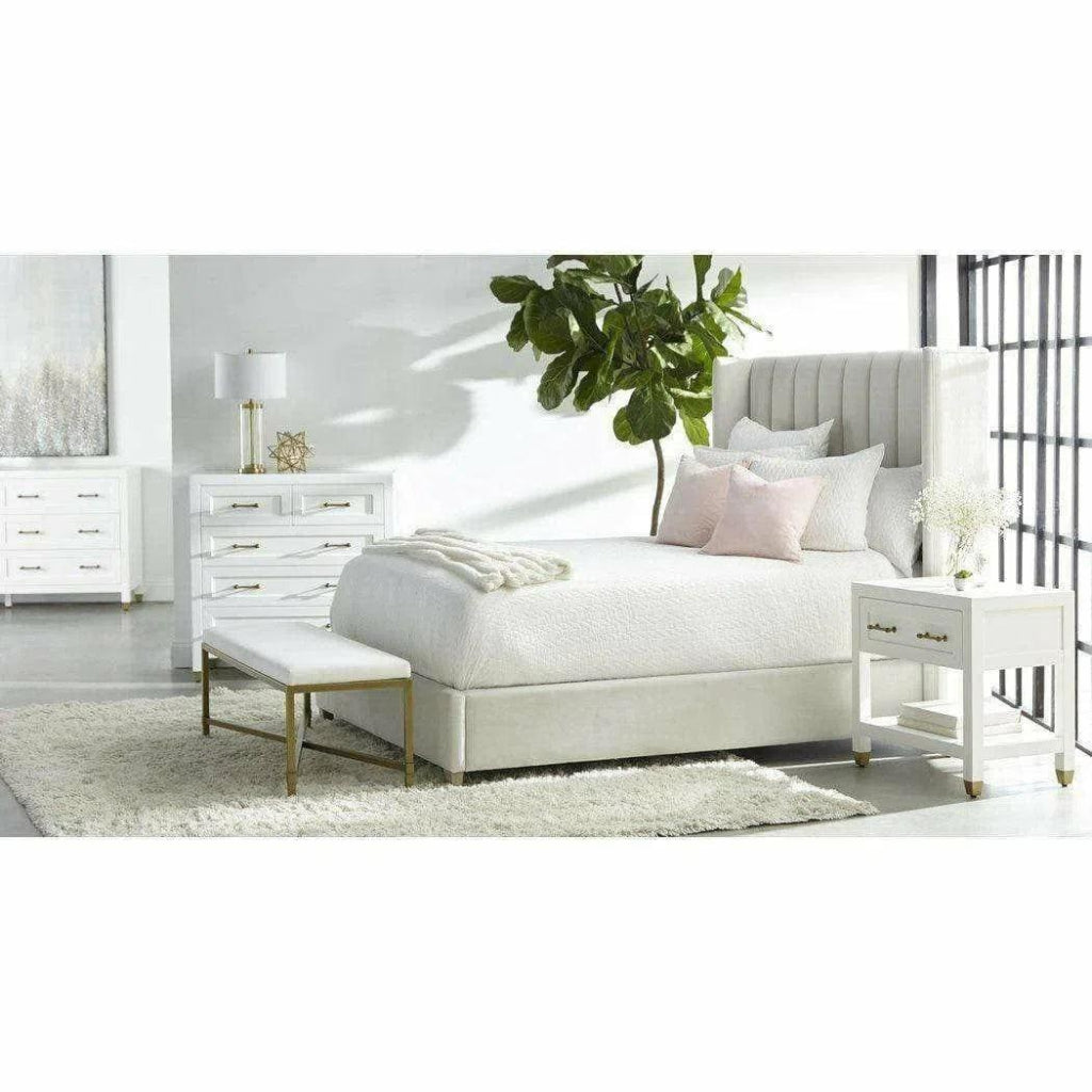 Stella 5 - Drawer Bedroom White Chest of Drawers - LOOMLAN - Essentials For Living - Chests