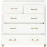 Stella 5 - Drawer Bedroom White Chest of Drawers - LOOMLAN - Essentials For Living - Chests