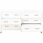 Stella 6 - Drawer Double Dresser White - LOOMLAN - Essentials For Living - Dressers