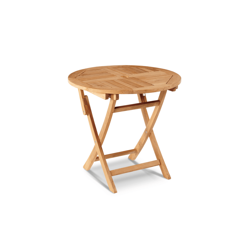 Stella Durable Teak Patio Round Bistro Set 3PC - LOOMLAN - HiTeak - Outdoor Bistro Sets