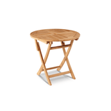 Stella Durable Teak Patio Round Bistro Set 3PC - LOOMLAN - HiTeak - Outdoor Bistro Sets