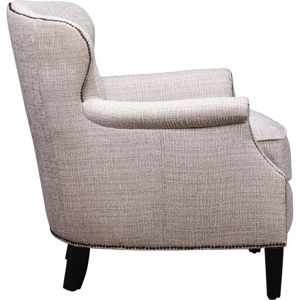 Stella Luxurious Leather Comfort Chair - LOOMLAN - Olivia + Quinn - Club Chairs