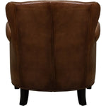 Stella Luxurious Leather Comfort Chair - LOOMLAN - Olivia + Quinn - Club Chairs